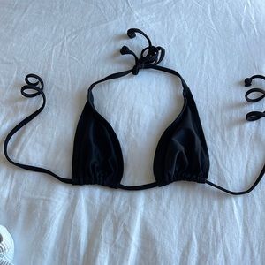 Black Triangle Bikini Top